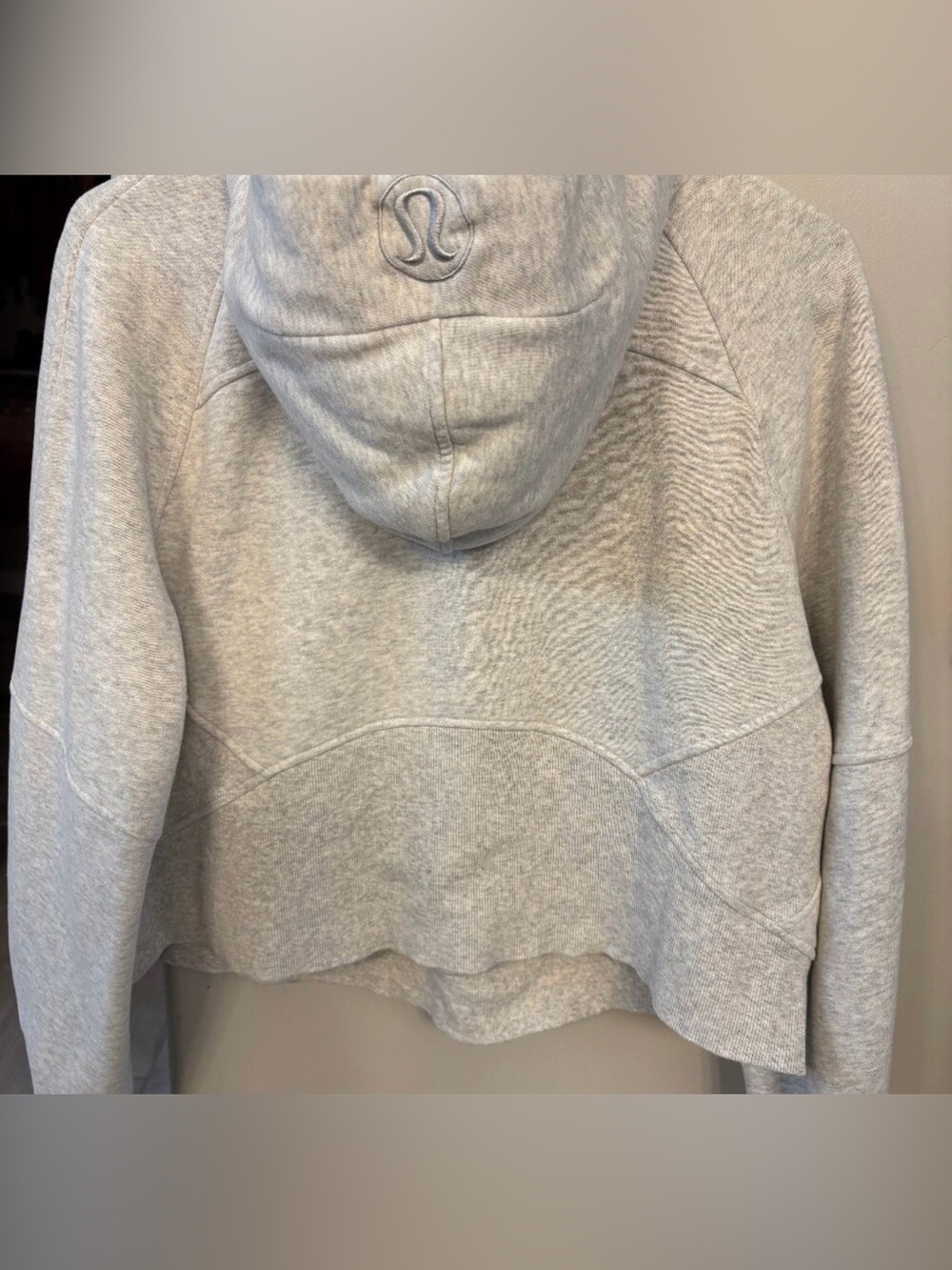 EUC lululemon athletica Scuba Light Gray Half-Zip Pullover - Picture 5 of 6
